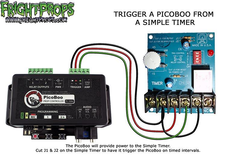 Trigger a PicoBoo from a Simple timer