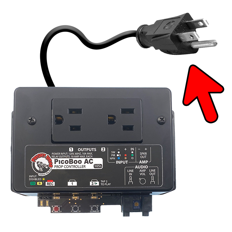  What size power supply comes with the PicoBoo AC? 