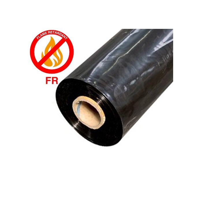 8 mil Black Fire Retardant Plastic