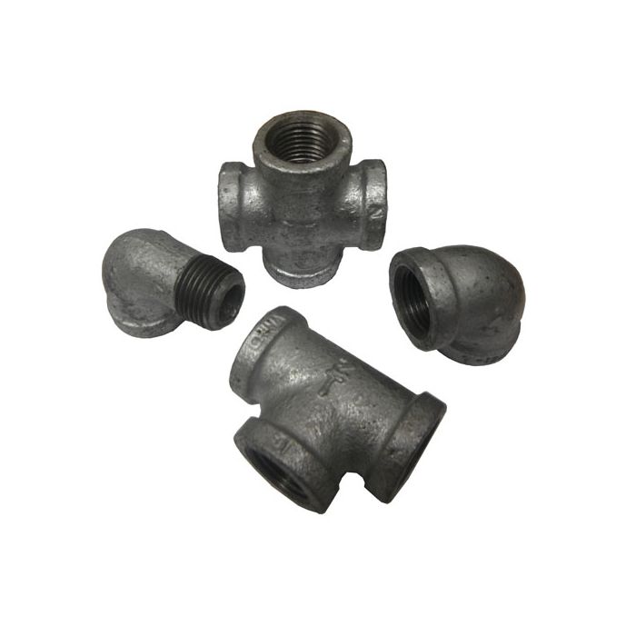 Galvanized Pipe Fittings (1/2 NPT)