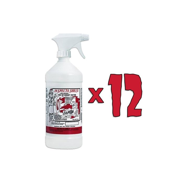Inspecta-Shield Fire Retardant - Case (12 x 1 Quart)