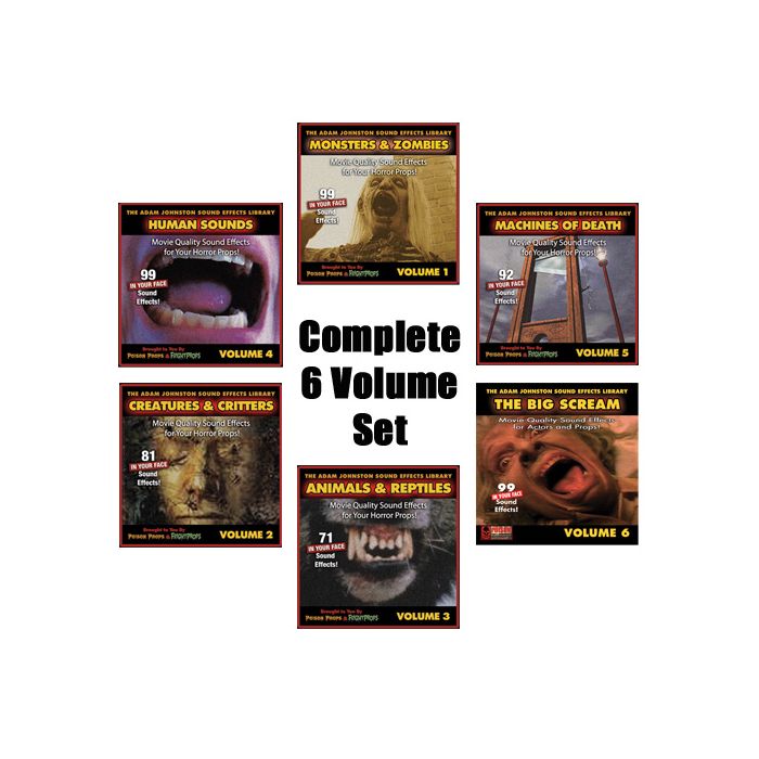 The Adam Johnston Sound Effects Library (All 6 Volumes)