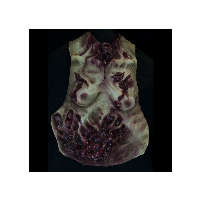 Zombie Female Chest Damaged