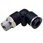 Male Swivel Elbow: 1/8 Threads - 1/4 Tubing