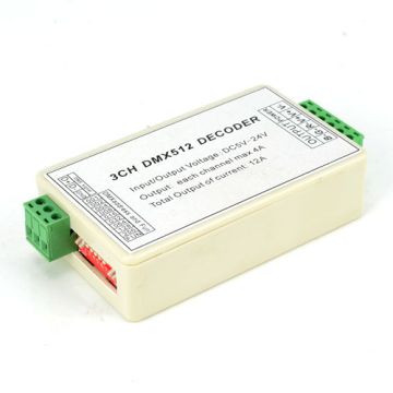 3 Channel DMX Solid State Decoder