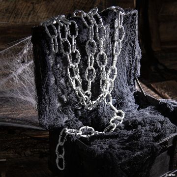 12 Ft. Grey Plastic Bone Link Chain