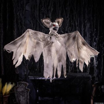 35" Animated Light-up Hanging Bat