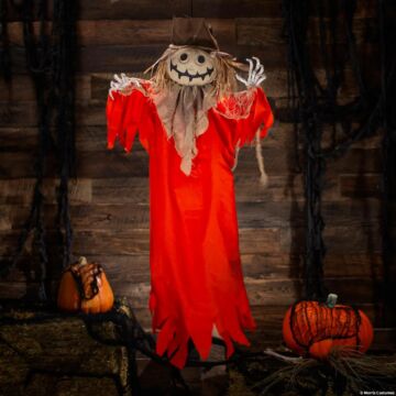 3 Ft. Hanging Shaking Flying Pumpkin Man