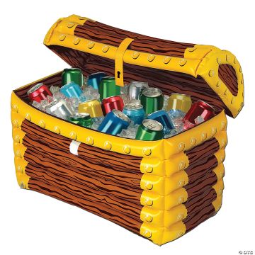Inflatable Treasure Chest Cooler