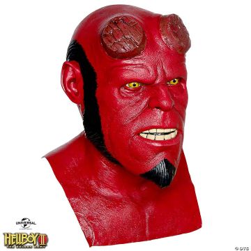Adults Hellboy Ii: The Golden Army™ Hellboy Overhead Latex Mask