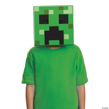 Kids Minecraft™ Creeper 3d Paper Mask