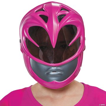 Kids Mighty Morphin Power Rangers Pink Ranger Vacuum Mask