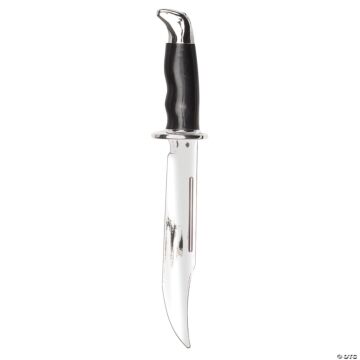 13" Ghost Face® Chrome Bowie Knife