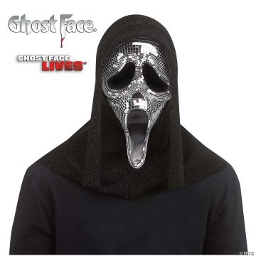 Adults Dead By Daylight™ Ghost Face<sup>®</sup> Disco Mirror Full Mask - One Size