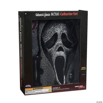 Exclusive Ghost Face<sup>®</sup> Bling Mask, Knife & Light-up Keychain Collectible Box Set