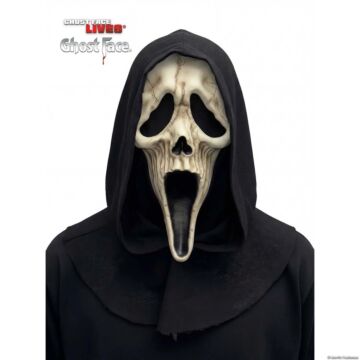 Adults Ghost Face® Skeleton Reaper Full Face Mask With Hood