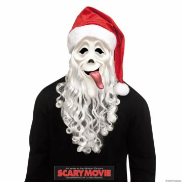 Adults Scary Movie™ Wassup! Santa Full Face Mask With Hat