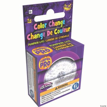 6-color Changing Battery-operated Carved Pumpkin Light Halloween Decoration