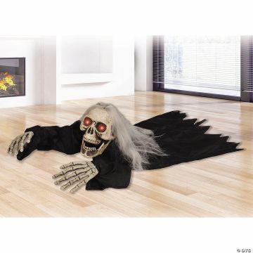 32" Crawling Animated Skeleton Halloween Decoration