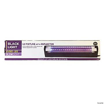 18" Led Black Light Uv Fixture With Reflector