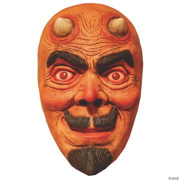 Adults Trick Or Treat Studios Original Devil Full Latex Mask - One Size