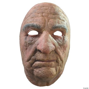 Adults Trick Or Treat Studios Original Old Man Full Latex Mask - One Size
