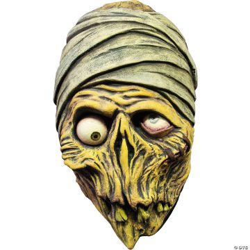 Toxictoons™ Mummy Monster Plastic Mask With Elastic Band