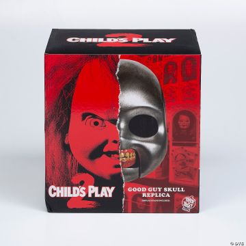 Child’s Play 2™ Replica Chucky Good Guys Skull Prop Halloween Decoration