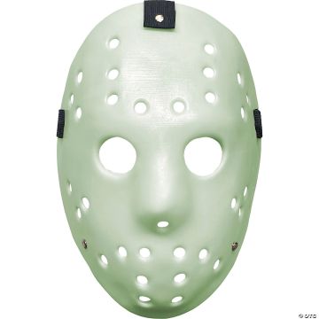 Killer Goalie Glow-in-the-dark  Injection Plastic Full Mask - One Size