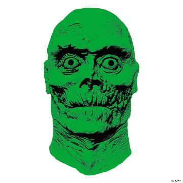 Don Post Studios Glow-in-the-dark Glowing Ghoulies Nuclear Death Overhead Mask - One Size