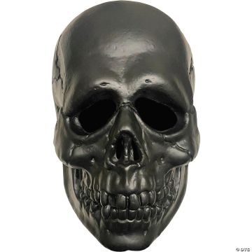 Don Post Studios Black Skull Overhead Mask - One Size