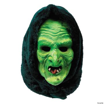 Don Post Studios™ Witch Overhead Latex Mask With Hood - One Size