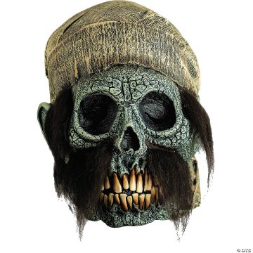 Adults Illusive Concepts™ Pirate Skull Overhead Latex Mask - One Size