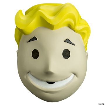 Adults Fallout™ Vault Boy Vinyl Mask - One Size
