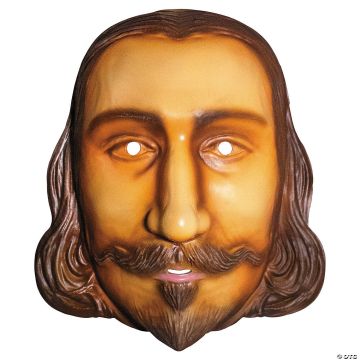 Thanksgiving™ John Carver Overhead Plastic Mask - One Size