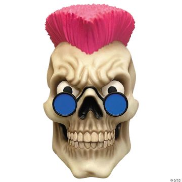 Goosebumps™ Monsters At Midnight Curly The Skeleton Overhead Vinyl Mask - One Size