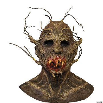 Adults The Terror Of Hallow's Eve™ Scarecrow Overhead Mask - One Size