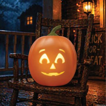 Animat3d Jabberin’ Jack Jr. 3d Animated Light-up Jack-o'-lantern