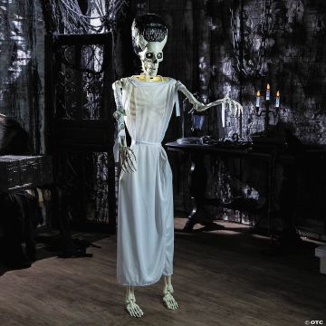 5 Ft. 4" Standing Monster Skeleton Halloween Decoration
