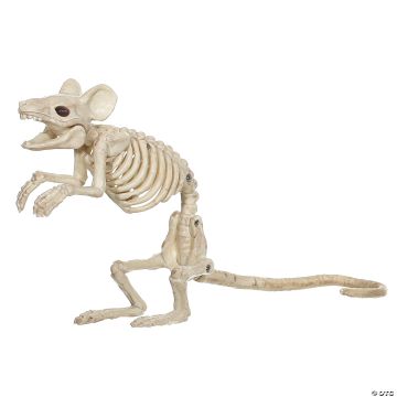 6" Standing Mouse Skeleton Decoration