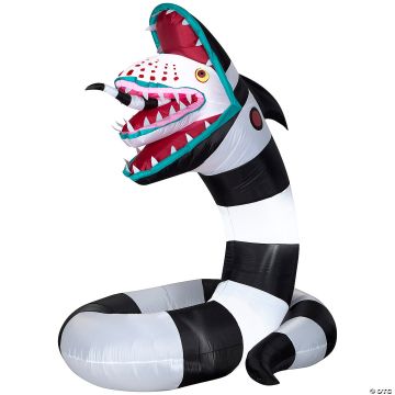 6 Ft. Airblown Blowup Inflatable Beetlejuice Sandworm Large Halloween Outdoor Yard Decoration