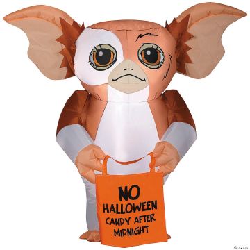 42" Airblown® Inflatable Gremlins™ Gizmo With Trick-or-treat Bag Halloween Outdoor Yard Decoration