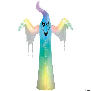 12 Ft. Airblown® Inflatable Lightshow Rainbow Wave Ghost Halloween Outdoor Yard Decoration