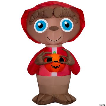 38" Airblown® Inflatable E.t. The Extra-terrestrial™ E.t. With Jack-o'-lantern Halloween Outdoor Decoration