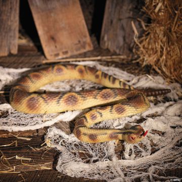 47" Colorful Plastic Snake Halloween Decoration