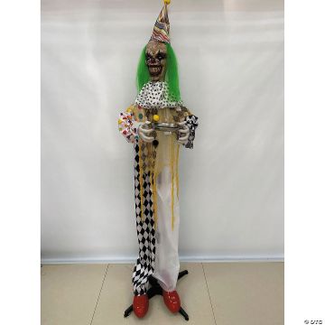 5.5 FT HANGING HEAD TURNING CLOWN