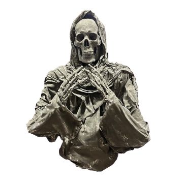 Statue Skeleton Wall Fall