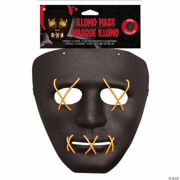 YLLWSTRING BLK MSK ILLUMO MSK - YELLOW