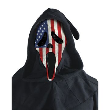 Adults Usa Flag Ghost Face Mask