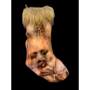Human Pelt Christmas Stocking